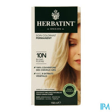 Afbeelding in Gallery-weergave laden, Herbatint Blond Platina 10n 150ml
