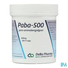 Afbeelding in Gallery-weergave laden, Paba Caps 100x500mg Deba
