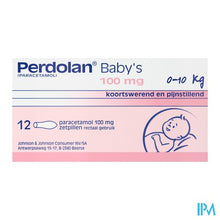 Load image into Gallery viewer, Perdolan Supp Baby 12x100mg

