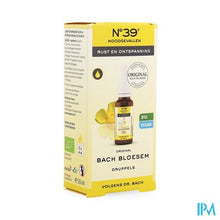 Charger l'image dans la galerie, Bachbloesem Bio N°39 Noodgevallen Druppels 20ml
