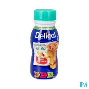 Delical Drink Multivruchten Z/suiker 4x200ml