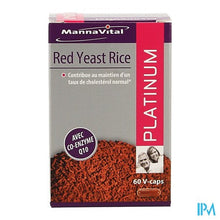 Afbeelding in Gallery-weergave laden, Mannavital Red Yeast Rice Platinium V-caps 60
