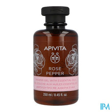 Afbeelding in Gallery-weergave laden, Apivita Rose Pepper Shower Gel Ess. Oils 250ml
