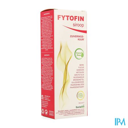 Soria Fytofin Siroop 150ml Nf Verv.1630201