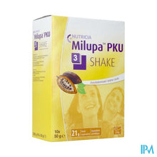 Load image into Gallery viewer, Milupa Pku 3 Shake Chocolade Zakje 10x50g
