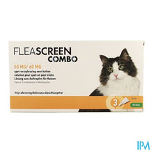 Afbeelding in Gallery-weergave laden, Fleascreen Combo 50mg/60mg Spot On Kat Pipet 3
