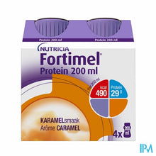 Afbeelding in Gallery-weergave laden, Fortimel Protein 200ml Karamel 4x200ml
