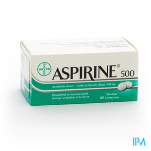 Aspirine 500mg Comp 60