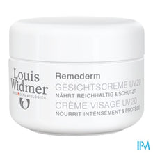 Afbeelding in Gallery-weergave laden, Widmer Remederm Gezichtscreme Uv20 N/parf Pot 50ml
