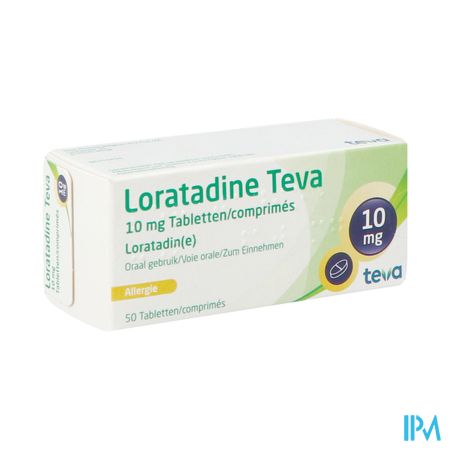 Loratadine Teva 10mg Comp 50 X 10mg