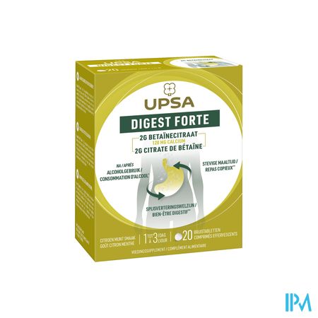 Upsa Digest Forte Bruistabl 20