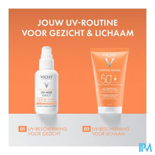 Load image into Gallery viewer, Vichy Capital Soleil Beschermend.melk Spf50+ 150ml
