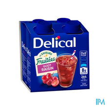 Afbeelding in Gallery-weergave laden, Delical Fruitdrink Druif 4x200ml
