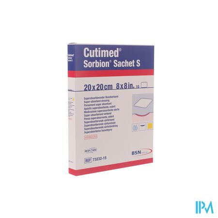 Cutimed Sorbion Zakje S 20x20cm 10