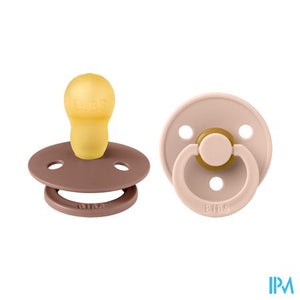 Bibs 3 Fopspeen Duo Woodchuck Blush