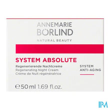 Charger l'image dans la galerie, Annemarie Borlind S.a. A/aging Nachtcreme 50ml
