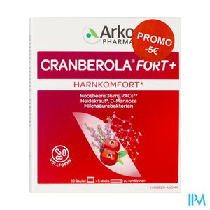 Cranberola Fort Plus Zakje 10 + Stick 5 Promo -€5