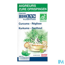 Load image into Gallery viewer, Biolys Kurkuma-zoethout Tea-bags 20
