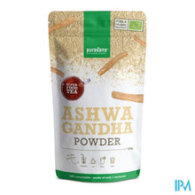 Charger l'image dans la galerie, Purasana Superfoods Pdr Ashwagandha Bio 100g
