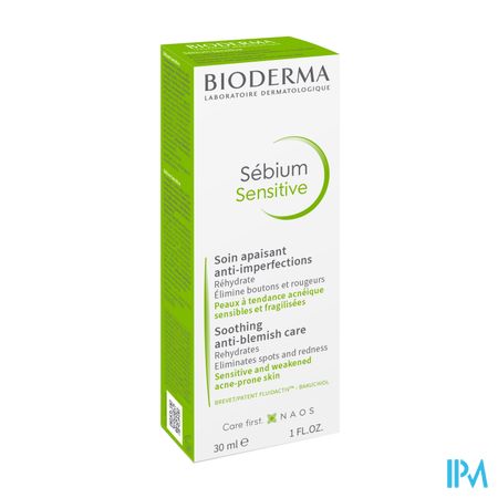 Bioderma Sebium Sensitive Soin Ap Pur Tube 30ml