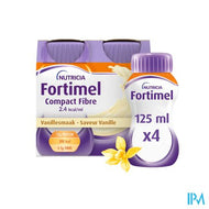 Fortimel Compact Fiber 2.4kcal Vanille 4x125ml