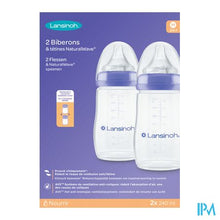 Afbeelding in Gallery-weergave laden, Lansinoh Zuigfles Natural Wave 2x240ml
