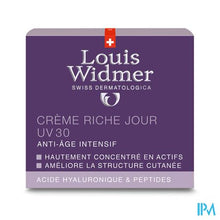 Afbeelding in Gallery-weergave laden, Widmer Iaa Dagcreme Rijk Uv30 Parf Pot 50ml
