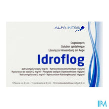 Load image into Gallery viewer, Idroflog Oogdruppels Fl 15x0,5ml
