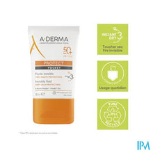 Load image into Gallery viewer, Aderma Protect Pocket Fluide Onzichtb. Spf50+ 30ml
