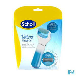 Scholl Velvet Smooth Voetvijl El.+exfol. Dh Blauw