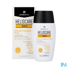 Charger l&#39;image dans la galerie, Heliocare 360 Mineral Tolerance Fluid Ip50 50ml
