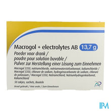 Charger l'image dans la galerie, Macrogol+electrolytes AB 13,7g Pdr Opl Zakje 50
