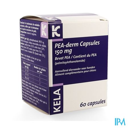 Pea Derm 150mg Caps 60