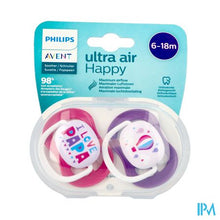 Afbeelding in Gallery-weergave laden, Philips Avent Fopspeen 6m+ Happy Girl
