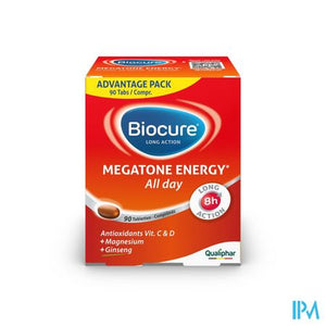 Biocure Megatone Energy La Advantage Pack Tabl 90