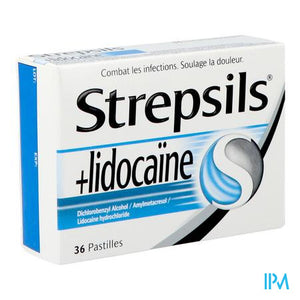 Strepsils + Lidocaine Past 36