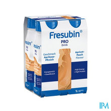 Afbeelding in Gallery-weergave laden, Fresubin Pro Drink Abrikoos Perzik Fl 4x200ml
