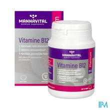 Charger l'image dans la galerie, Mannavital Vitamine B12 Platinum V-tabl 60 Nf
