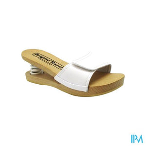 Brigitte Ravel Spring Muiltje Hout Fish White 39