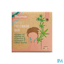 Load image into Gallery viewer, Wondr Facewash Bar Hemp Your Day Shea Butter 83g
