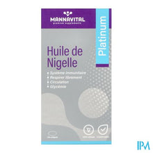 Charger l'image dans la galerie, Mannavital Zwarte Komijnolie Platinum Softgels 120
