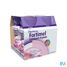 Afbeelding in Gallery-weergave laden, Fortimel Compact Protein Aardbei 4x125ml
