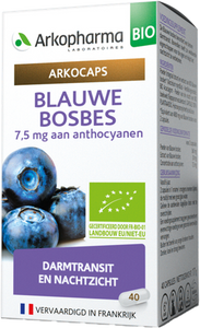 Arkocaps Blauwe Bosbesvrucht Bio Caps 40 Nf