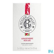Afbeelding in Gallery-weergave laden, Roger&amp;gallet Gingembre Rouge Boite 3 Savons 100g
