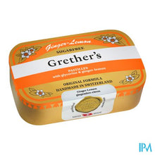 Afbeelding in Gallery-weergave laden, Grether's Suikervrij Pastilles Gember-citroen 110g
