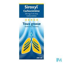 Afbeelding in Gallery-weergave laden, Siroxyl Carbocisteine 250mg/5ml Siroop 250ml
