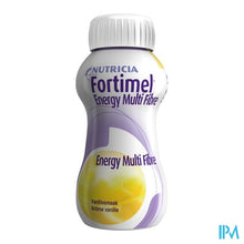 Load image into Gallery viewer, Fortimel Energy Multi Fibre Vanille Flesjes 4x200ml
