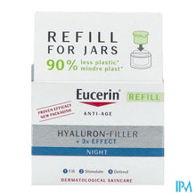 Load image into Gallery viewer, Eucerin Hyaluron-filler X3 Nachtcreme Navul. 50ml
