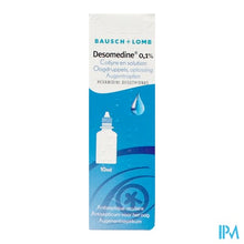 Afbeelding in Gallery-weergave laden, Desomedine 0,1 % Collyre Fl 10ml
