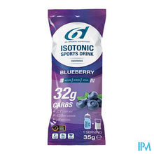 Afbeelding in Gallery-weergave laden, 6d Isotonic Sports Drink Blueberry Pdr Zakje14x35g
